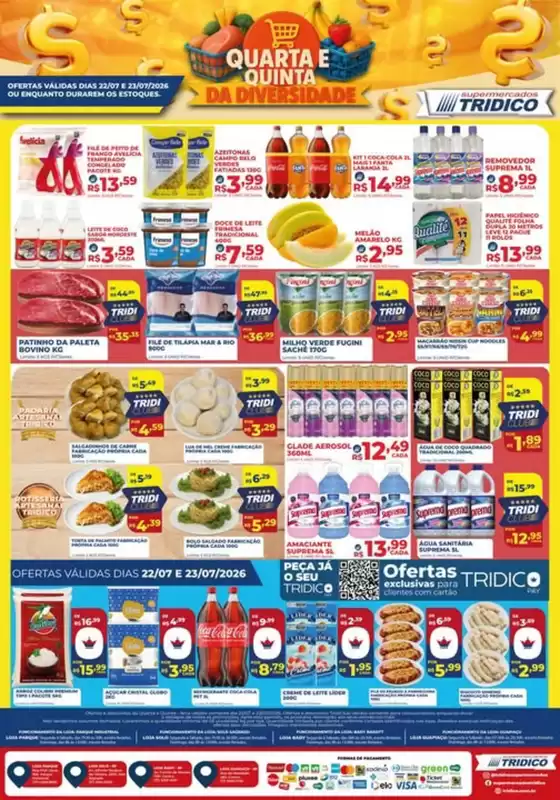 Catálogo Supermercados Tridico | QUARTA E QUINTA | 2026-07-22T00:00:00.000Z - 2026-07-23T00:00:00.000Z