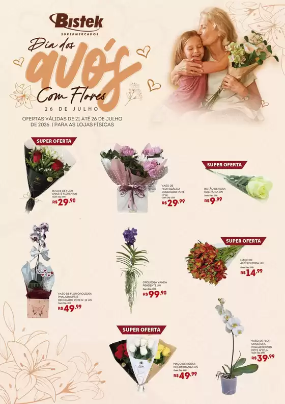 Catálogo Bistek Supermercados | Melhores ofertas para todos os clientes | 2026-07-21T00:00:00.000Z - 2026-07-26T00:00:00.000Z