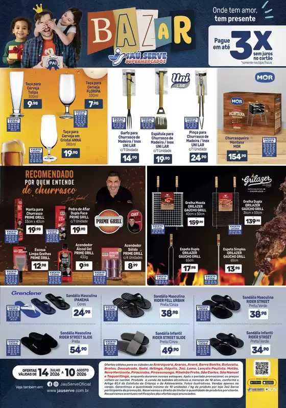 Catálogo Supermercados Jaù Serve | Special Bazaar | 2026-07-22T00:00:00.000Z - 2026-09-10T00:00:00.000Z
