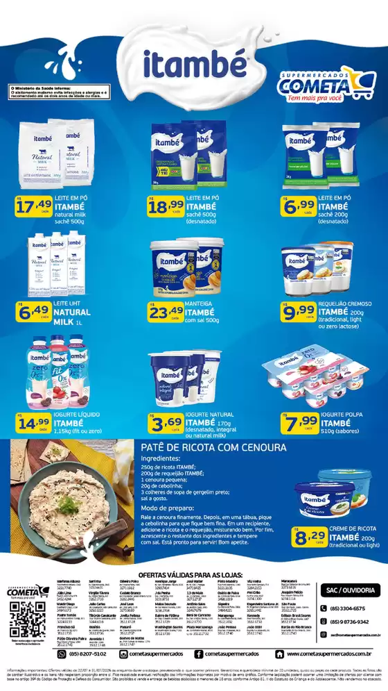 Catálogo Cometa Supermercados | ITAMBE COOPERATIVE | 2026-07-22T00:00:00.000Z - 2026-07-31T00:00:00.000Z