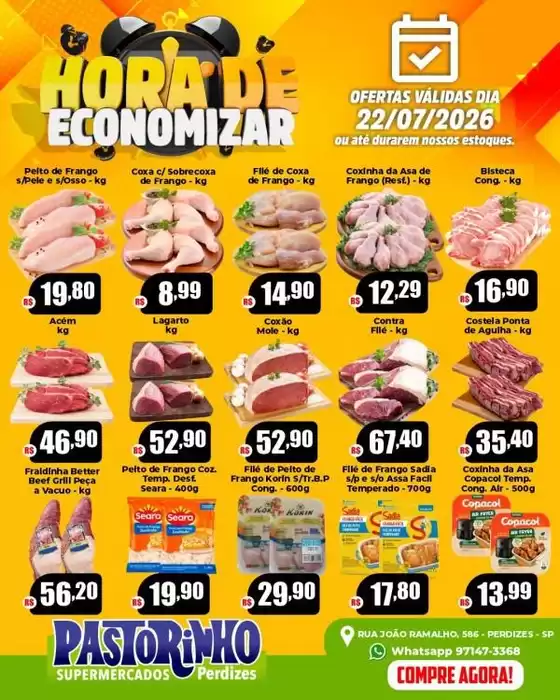 Catálogo Supermercado Pastorinho | Descubra ofertas atraentes | 2026-07-22T00:00:00.000Z - 2026-07-22T00:00:00.000Z