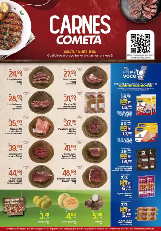 Catálogo Cometa Supermercados | MEATS | 2026-07-22T00:00:00.000Z - 2026-07-23T00:00:00.000Z