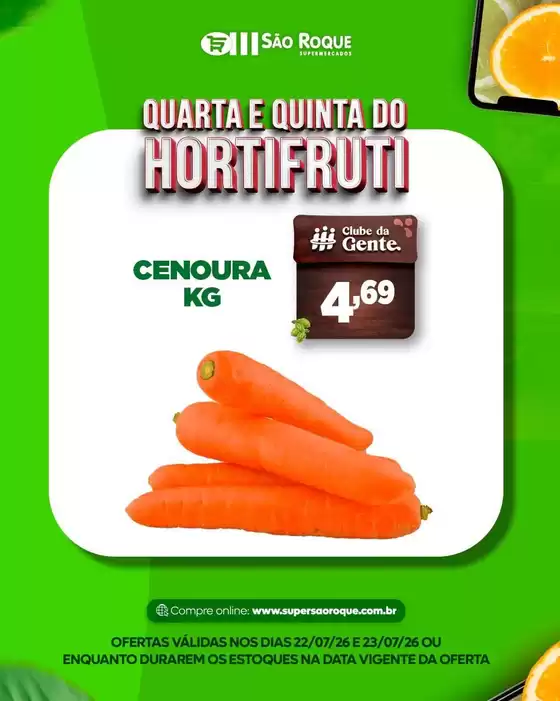 Catálogo São Roque Supermercados | Encarte São Roque Supermercados | 2026-07-22T00:00:00.000Z - 2026-07-23T00:00:00.000Z