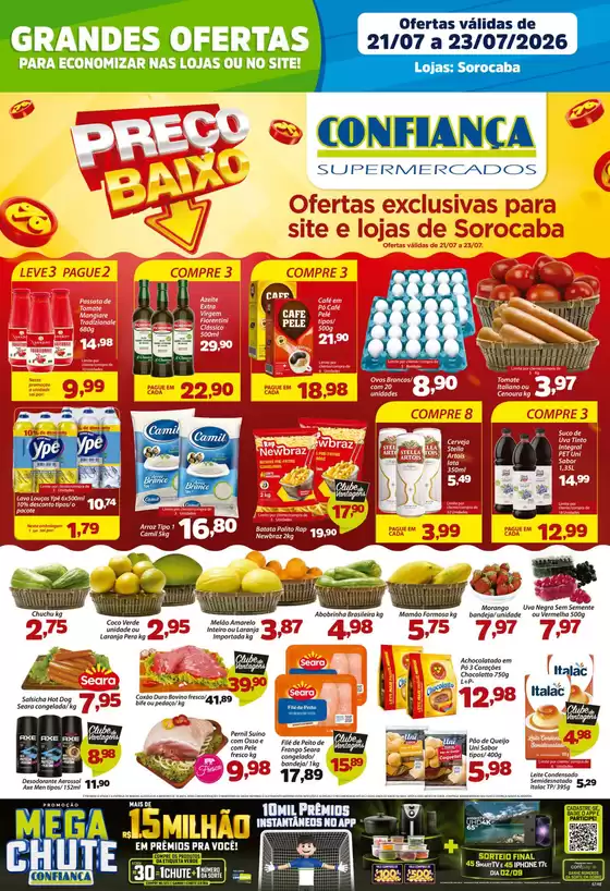 Catálogo Confiança Supermercados | Tabloide soro 2107 2026 WPP2 | 2026-07-21T00:00:00.000Z - 2026-07-23T00:00:00.000Z