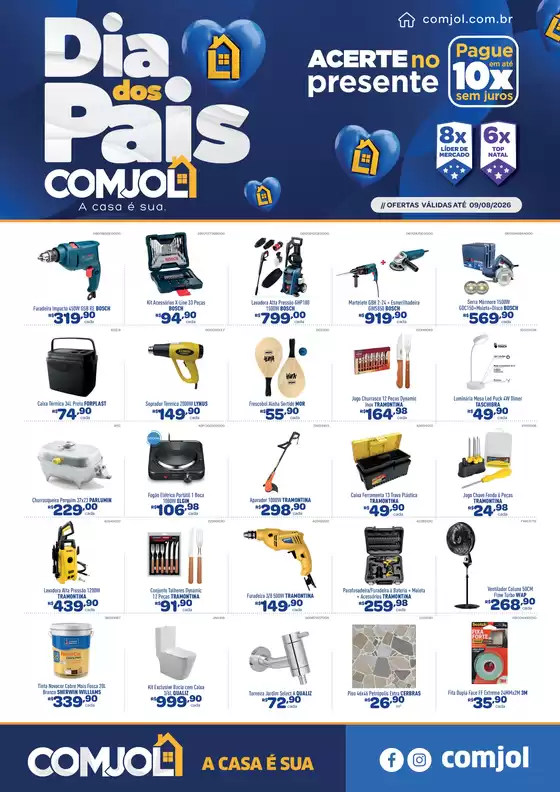 Catálogo Comjol em São José dos Campos | Encarte Comjol | 2026-07-22T00:00:00.000Z - 2026-08-09T00:00:00.000Z