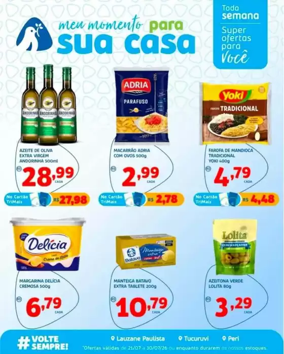 Catálogo Trimais Supermercado | Ofertas especiais atraentes para todos | 2026-07-21T00:00:00.000Z - 2026-07-30T00:00:00.000Z