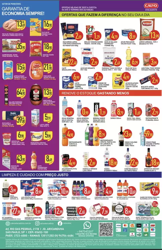 Catálogo Calvo Atacadista | Ofertas exclusivas para nossos clientes | 2026-07-20T00:00:00.000Z - 2026-07-23T00:00:00.000Z
