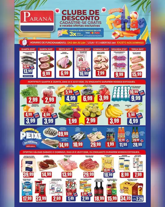 Catálogo Supermercados Paraná | Ofertas para caçadores de pechinchas | 2026-07-22T00:00:00.000Z - 2026-07-28T00:00:00.000Z