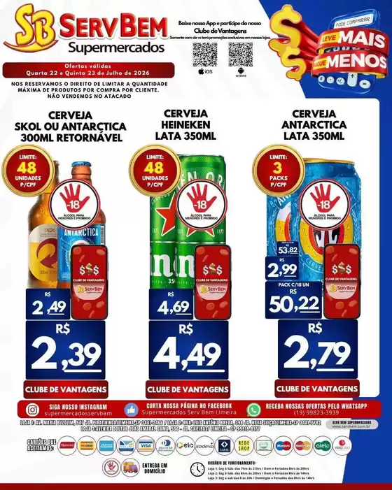 Catálogo ServBem | Encarte ServBem | 2026-07-22T00:00:00.000Z - 2026-07-23T00:00:00.000Z