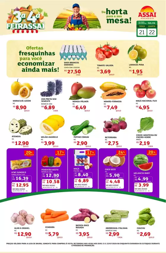 Catálogo Assaí Atacadista | Encarte Assaí Atacadista 49324-960 | 2026-07-21T00:00:00.000Z - 2026-07-22T00:00:00.000Z