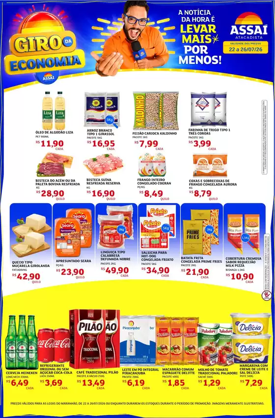 Catálogo Assaí Atacadista | Encarte Assaí Atacadista 48843-357 | 2026-07-22T00:00:00.000Z - 2026-07-26T00:00:00.000Z