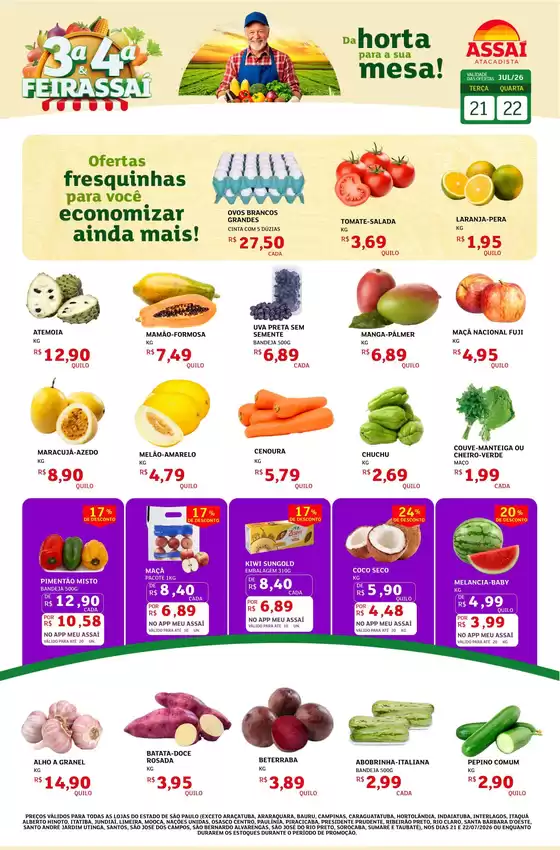 Catálogo Assaí Atacadista | Encarte Assaí Atacadista 48704-758 | 2026-07-21T00:00:00.000Z - 2026-07-22T00:00:00.000Z