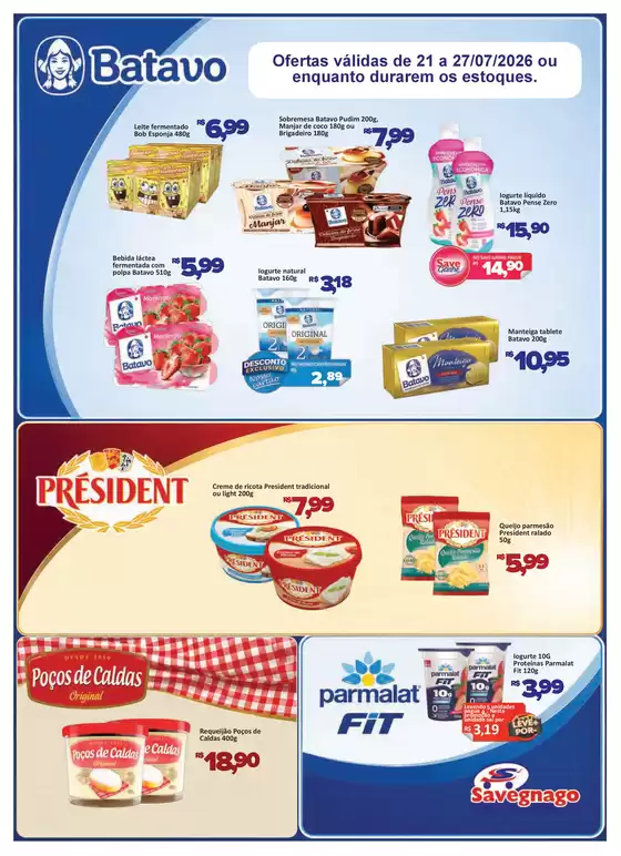 Catálogo Supermercado Savegnago | Melhores ofertas e descontos | 2026-07-21T00:00:00.000Z - 2026-07-27T00:00:00.000Z