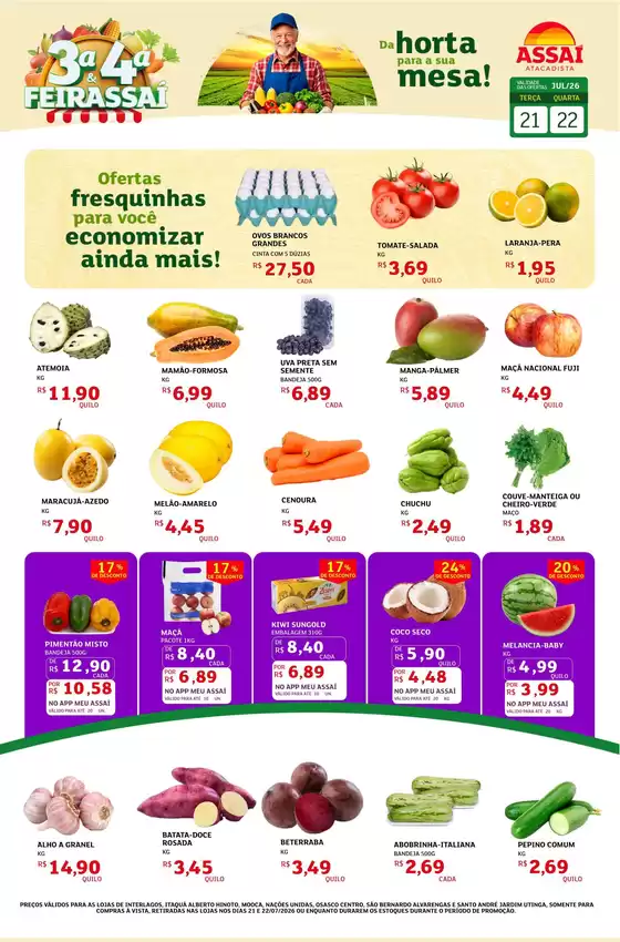 Catálogo Assaí Atacadista | Encarte Assaí Atacadista 48704-809 | 2026-07-21T00:00:00.000Z - 2026-07-22T00:00:00.000Z