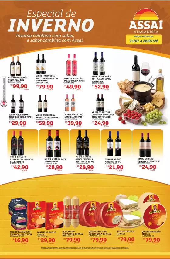 Catálogo Assaí Atacadista | Encarte Assaí Atacadista 168372-611 | 2026-07-21T00:00:00.000Z - 2026-07-26T00:00:00.000Z