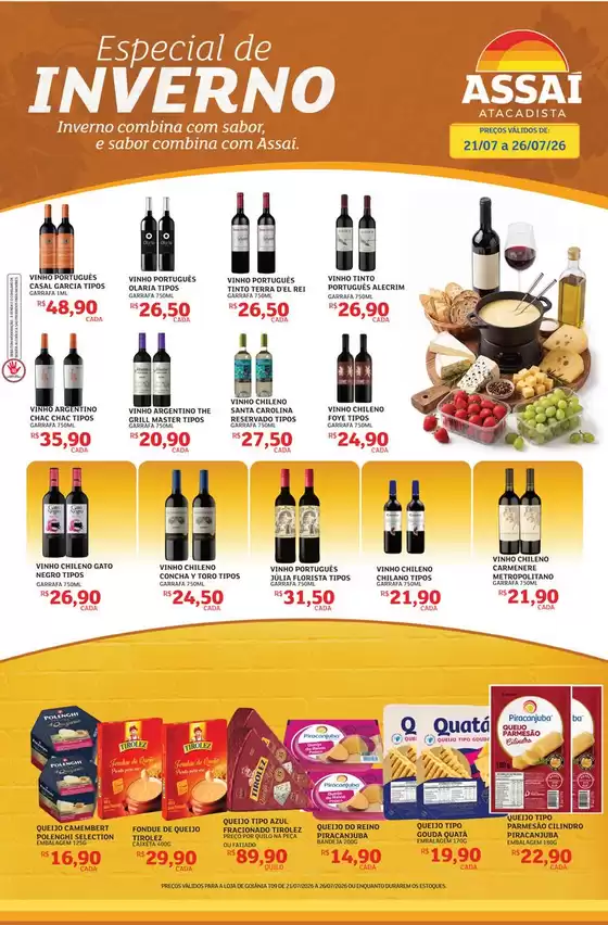 Catálogo Assaí Atacadista | Encarte Assaí Atacadista 168371-654 | 2026-07-21T00:00:00.000Z - 2026-07-26T00:00:00.000Z