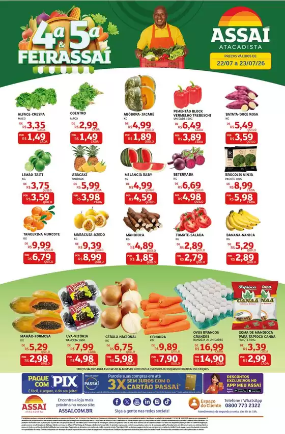 Catálogo Assaí Atacadista | Encarte Assaí Atacadista 168391-573 | 2026-07-22T00:00:00.000Z - 2026-07-23T00:00:00.000Z