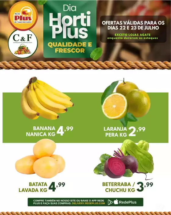 Catálogo Rede Plus Supermercados | Ampla seleção de ofertas | 2026-07-22T00:00:00.000Z - 2026-07-23T00:00:00.000Z