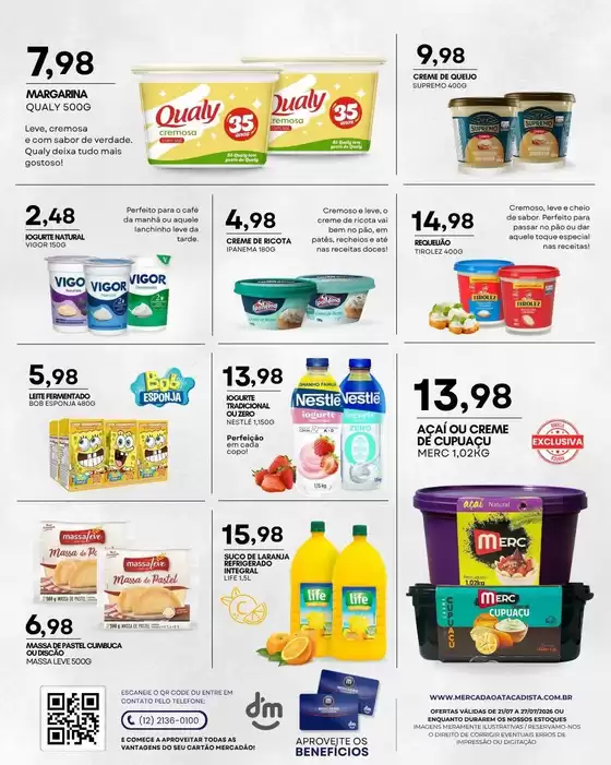 Catálogo Mercadão Atacadista | Ótima oferta para todos os clientes | 2026-07-21T00:00:00.000Z - 2026-07-27T00:00:00.000Z