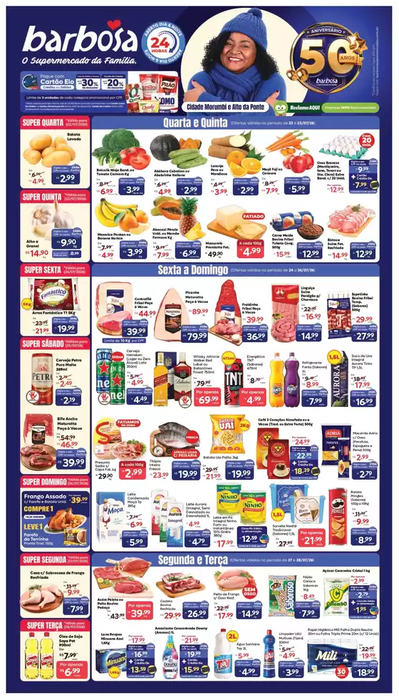 Catálogo Barbosa Supermercados | Ofertas para caçadores de pechinchas | 2026-07-22T00:00:00.000Z - 2026-07-28T00:00:00.000Z
