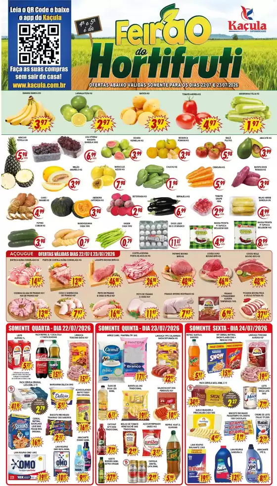 Catálogo Kaçula Supermercados | Loja5 | 2026-07-22T00:00:00.000Z - 2026-07-23T00:00:00.000Z