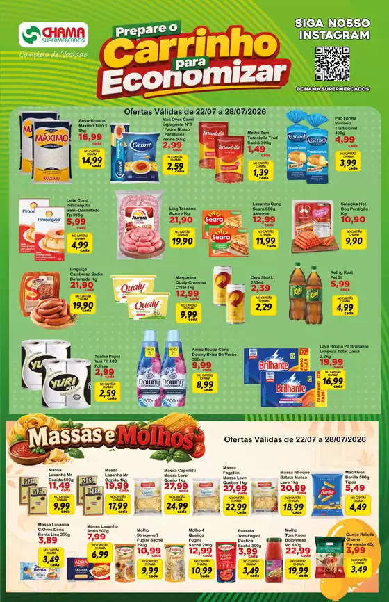 Catálogo Chama Supermercados | Ofertas exclusivas | 2026-07-22T00:00:00.000Z - 2026-07-28T00:00:00.000Z