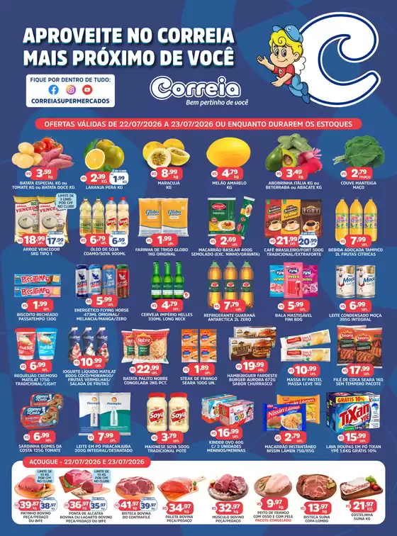 Catálogo Supermercados Correia | OFERTA | 2026-07-22T00:00:00.000Z - 2026-07-23T00:00:00.000Z