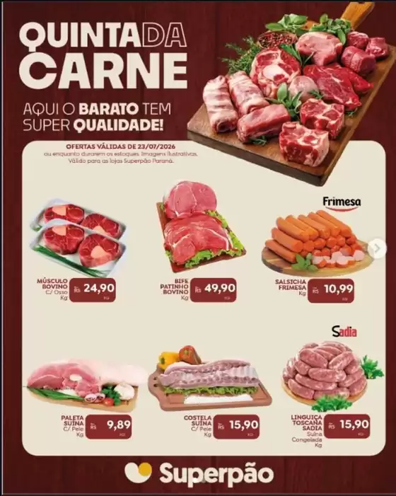 Catálogo Superpão | Quinta Da Carne | 2026-07-23T00:00:00.000Z - 2026-07-23T00:00:00.000Z