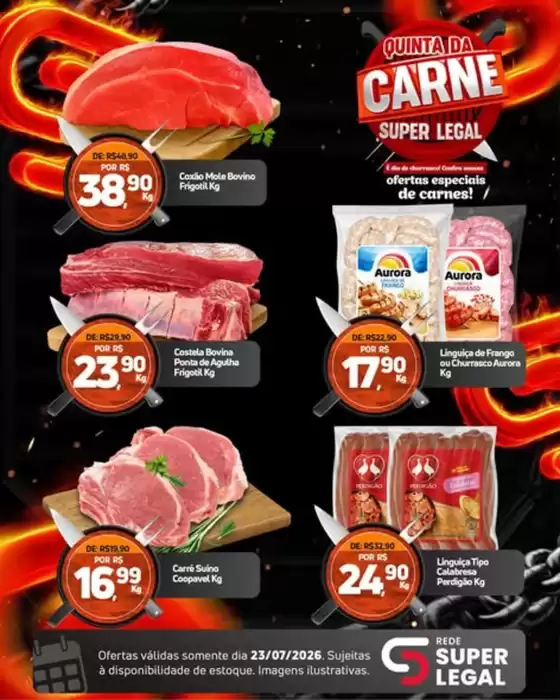Catálogo Rede Super Legal de Supermercados | Quinta Da Carne | 2026-07-23T00:00:00.000Z - 2026-07-23T00:00:00.000Z