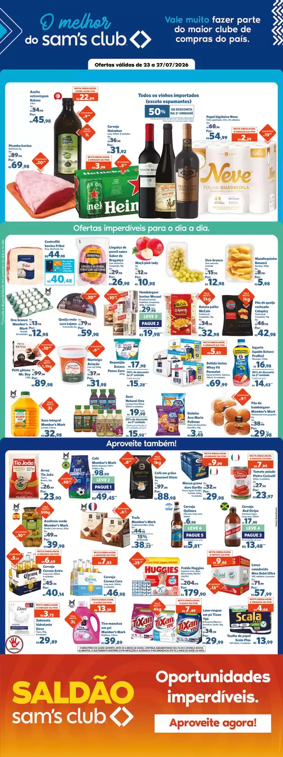 Catálogo Sam's Club | Nossas melhores ofertas para você | 2026-07-23T00:00:00.000Z - 2026-07-27T00:00:00.000Z