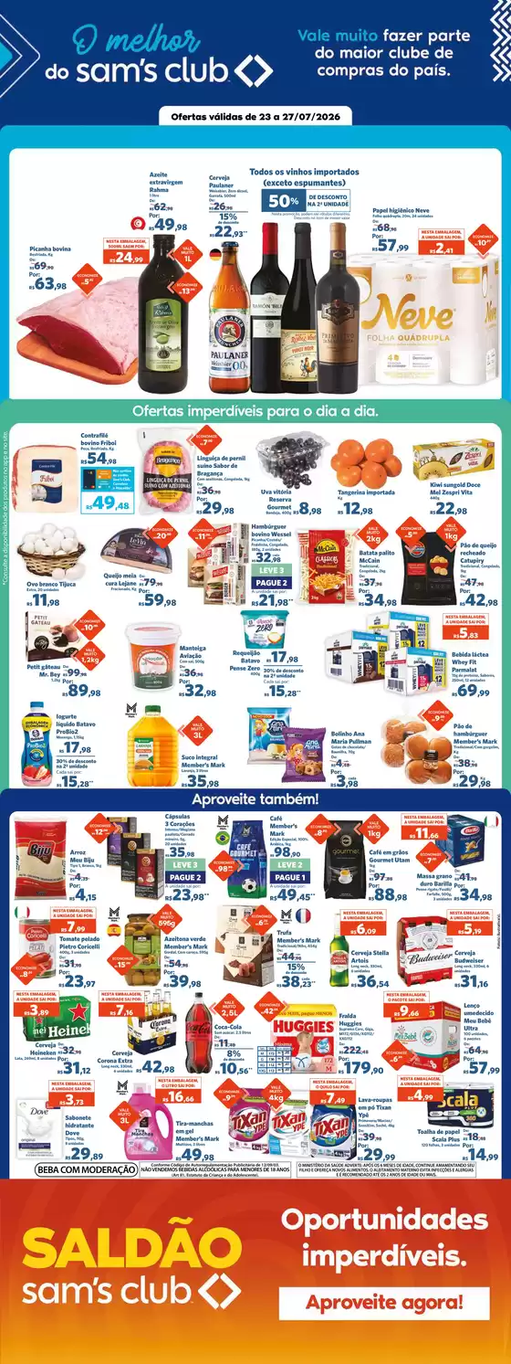 Catálogo Sam's Club | Ótima oferta para caçadores de pechinchas | 2026-07-23T00:00:00.000Z - 2026-07-27T00:00:00.000Z