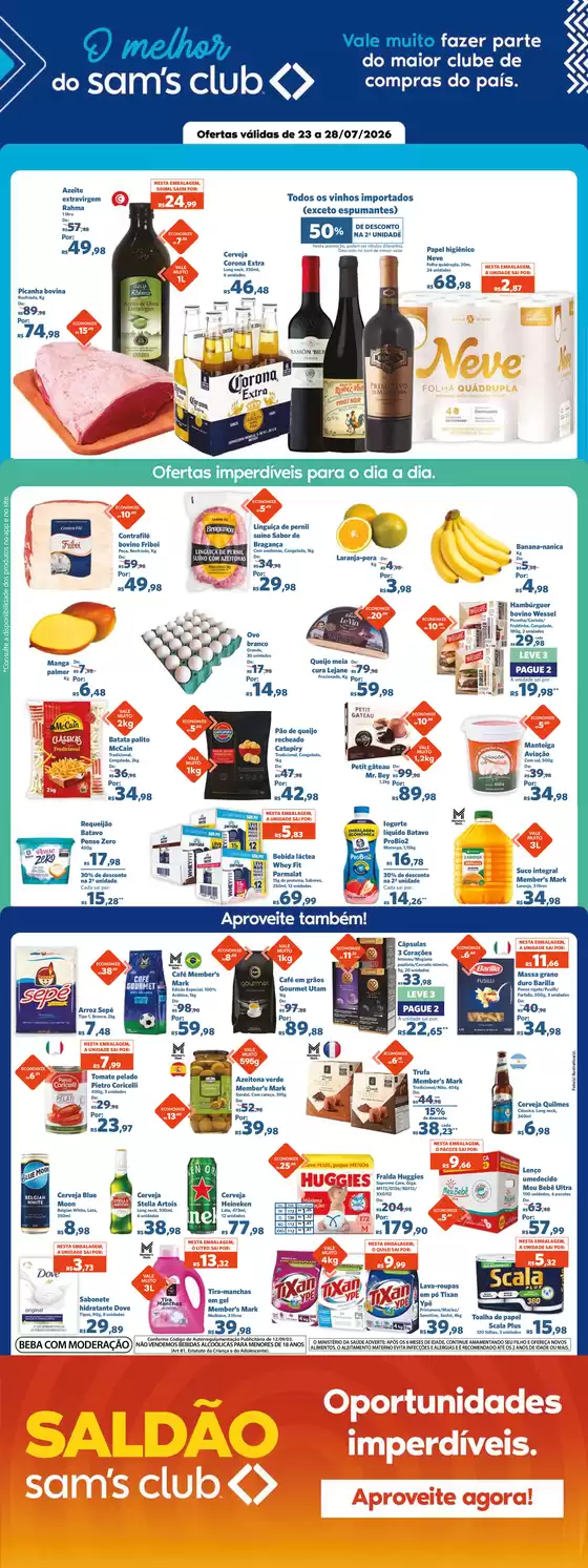 Catálogo Sam's Club | Ofertas especiais para você | 2026-07-23T00:00:00.000Z - 2026-07-28T00:00:00.000Z