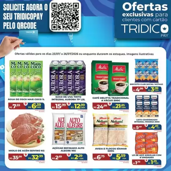 Catálogo Supermercados Tridico | Ofertas TridicoPay! | 2026-07-23T00:00:00.000Z - 2026-07-26T00:00:00.000Z