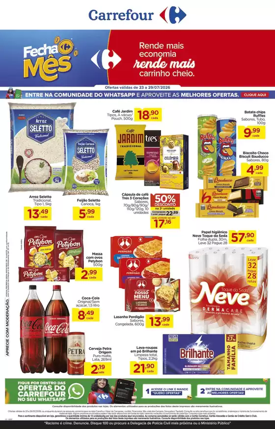Catálogo Carrefour em Capela do Alto | Ótima oferta para caçadores de pechinchas | 2026-07-23T00:00:00.000Z - 2026-07-29T00:00:00.000Z