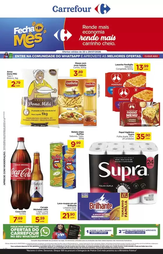 Catálogo Carrefour | Ofertas especiais atraentes para todos | 2026-07-23T00:00:00.000Z - 2026-07-29T00:00:00.000Z