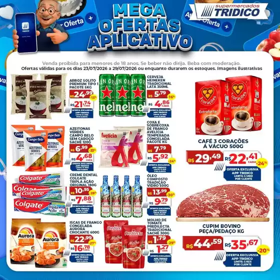 Catálogo Supermercados Tridico | Mega Ofertas do App | 2026-07-23T00:00:00.000Z - 2026-07-29T00:00:00.000Z