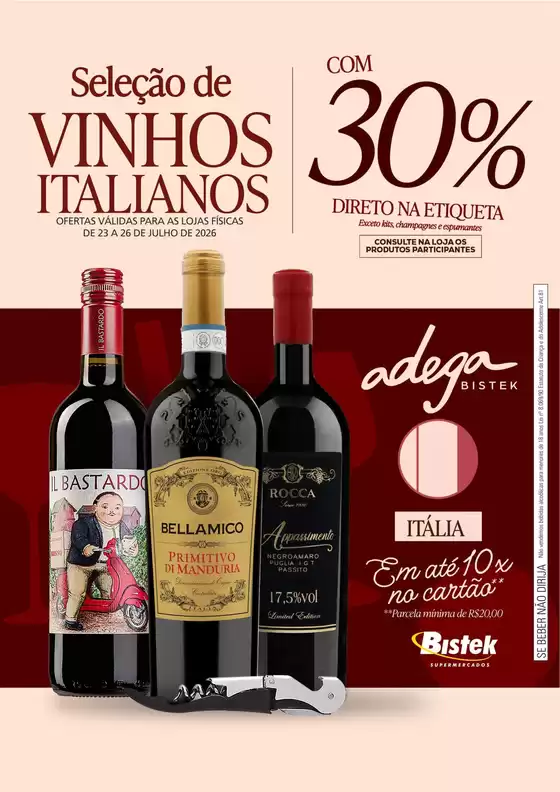 Catálogo Bistek Supermercados | Encarte Bistek Supermercados | 2026-07-23T00:00:00.000Z - 2026-07-28T00:00:00.000Z