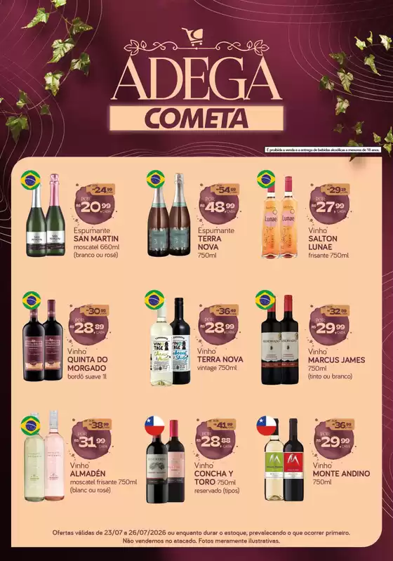 Catálogo Cometa Supermercados | COMETA WINE CELLAR | 2026-07-23T00:00:00.000Z - 2026-07-26T00:00:00.000Z