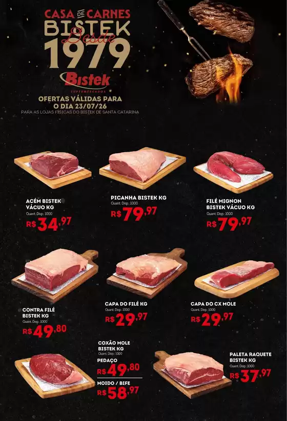 Catálogo Bistek Supermercados | Ofertas especiais atraentes para todos | 2026-07-23T00:00:00.000Z - 2026-07-23T00:00:00.000Z