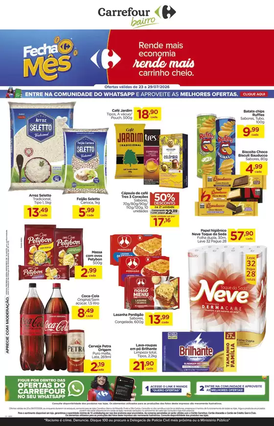Catálogo Carrefour Bairro | Ótima oferta para todos os clientes | 2026-07-23T00:00:00.000Z - 2026-07-29T00:00:00.000Z