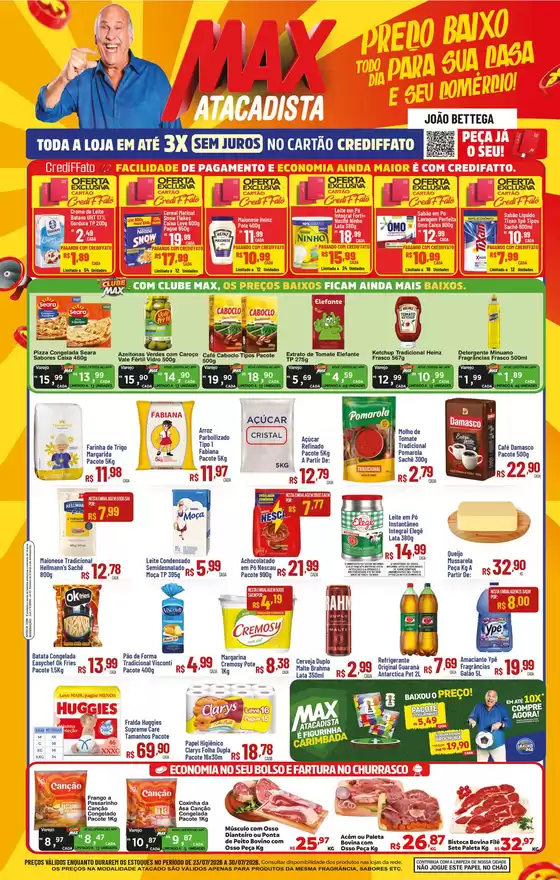 Catálogo Max Atacadista | Ótima oferta para todos os clientes | 2026-07-23T00:00:00.000Z - 2026-07-30T00:00:00.000Z