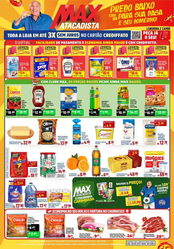 Catálogo Max Atacadista em Andrelândia | Economize agora com nossas ofertas | 2026-07-23T00:00:00.000Z - 2026-07-30T00:00:00.000Z