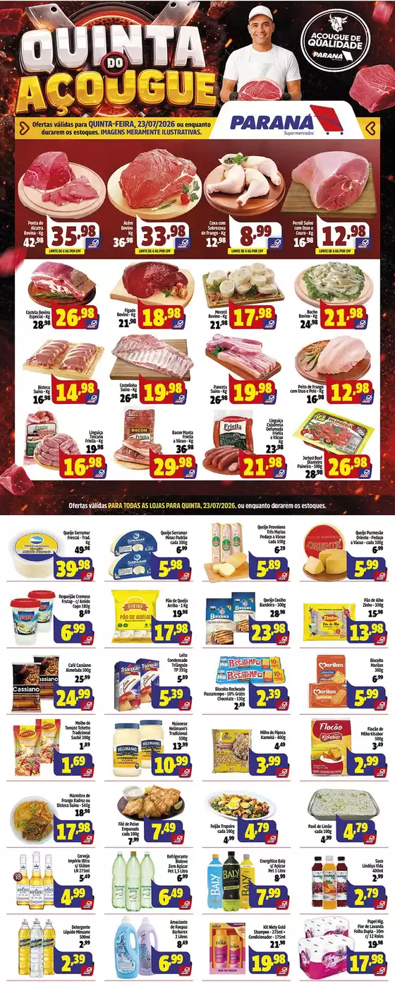 Catálogo Paraná Supermercados | Ofertas exclusivas para nossos clientes | 2026-07-23T00:00:00.000Z - 2026-07-23T00:00:00.000Z