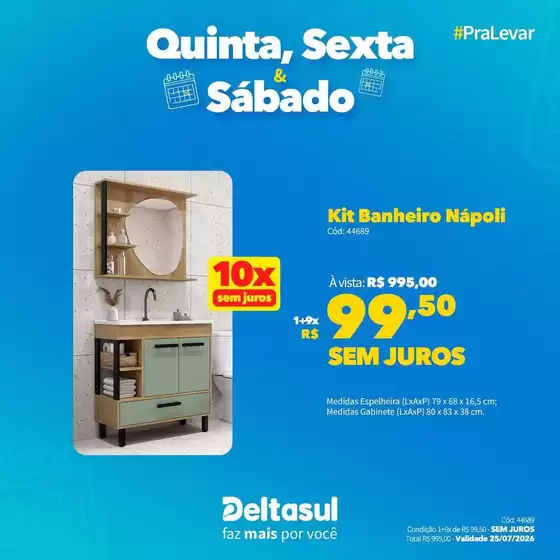 Catálogo Deltasul | Encarte Deltasul | 2026-07-23T00:00:00.000Z - 2026-07-25T00:00:00.000Z