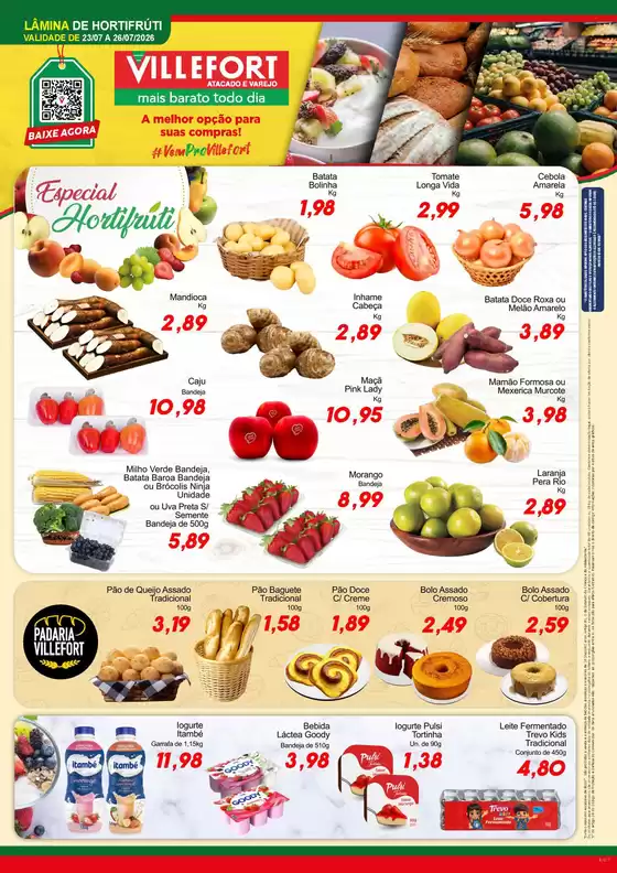 Catálogo Villefort Atacadista | Ofertas Villefort Atacadista | 2026-07-23T00:00:00.000Z - 2026-07-26T00:00:00.000Z