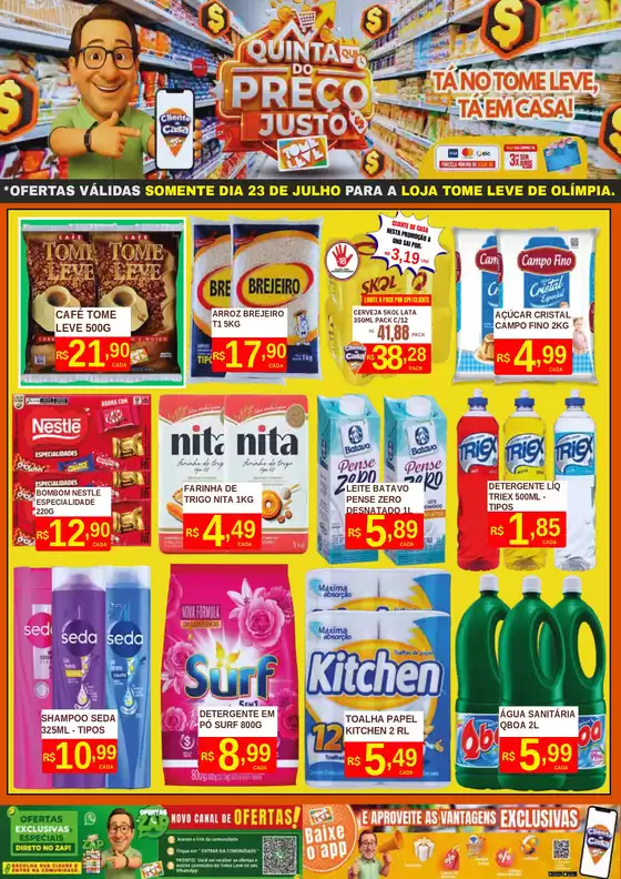 Catálogo Tome Leve | Ótima oferta para caçadores de pechinchas | 2026-07-23T00:00:00.000Z - 2026-07-23T00:00:00.000Z