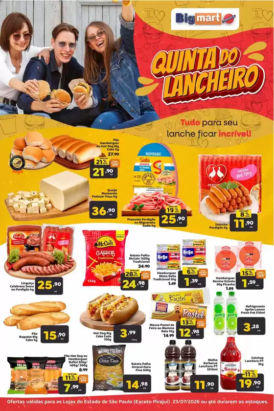 Catálogo Bigmart | Melhores ofertas para todos os caçadores de pechinchas | 2026-07-23T00:00:00.000Z - 2026-07-23T00:00:00.000Z