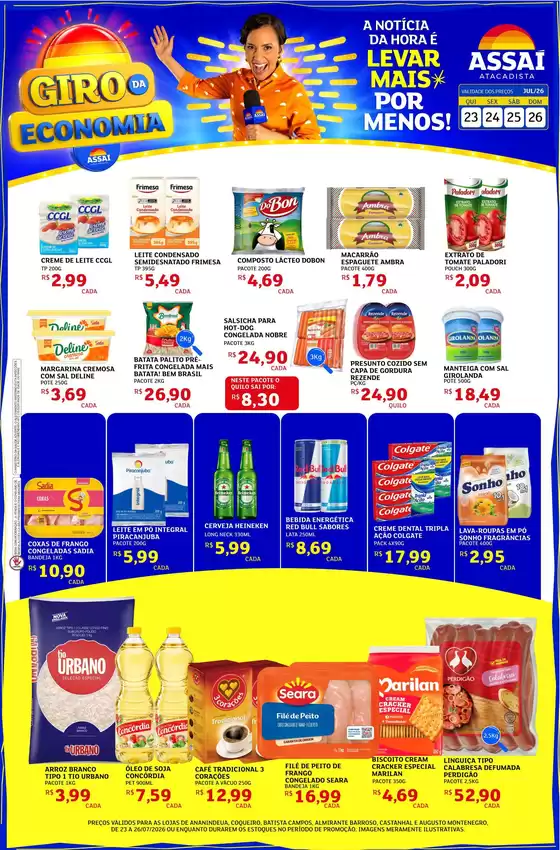 Catálogo Assaí Atacadista | Encarte Assaí Atacadista 49162-63 | 2026-07-23T00:00:00.000Z - 2026-07-26T00:00:00.000Z