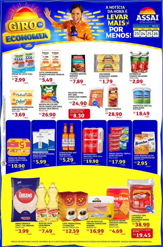 Catálogo Assaí Atacadista | Encarte Assaí Atacadista 49162-65 | 2026-07-23T00:00:00.000Z - 2026-07-26T00:00:00.000Z