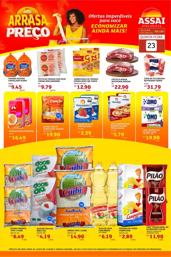Catálogo Assaí Atacadista | Encarte Assaí Atacadista 49416-976 | 2026-07-23T00:00:00.000Z - 2026-07-23T00:00:00.000Z